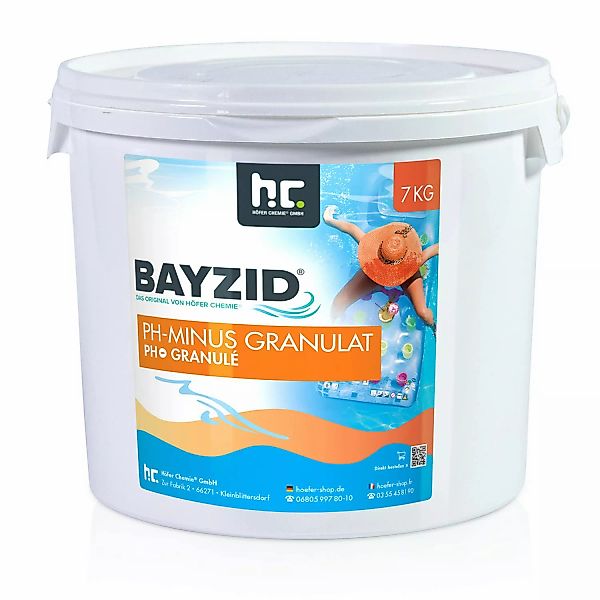 Bayzid pH Minus Granulat für den Pool 7kg günstig online kaufen