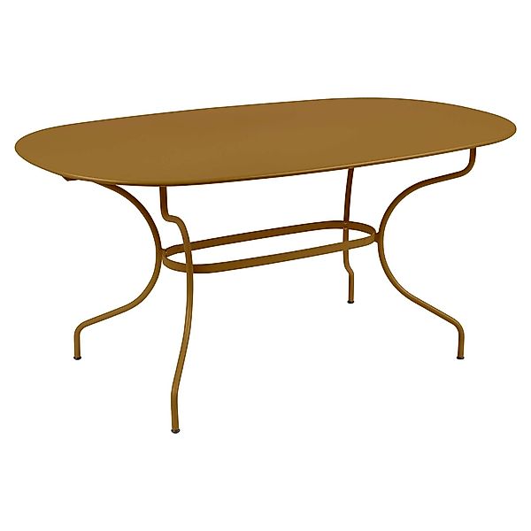 Opéra+ Ovaler Tisch 160 x 90 cm Outdoor Lebkuchen günstig online kaufen