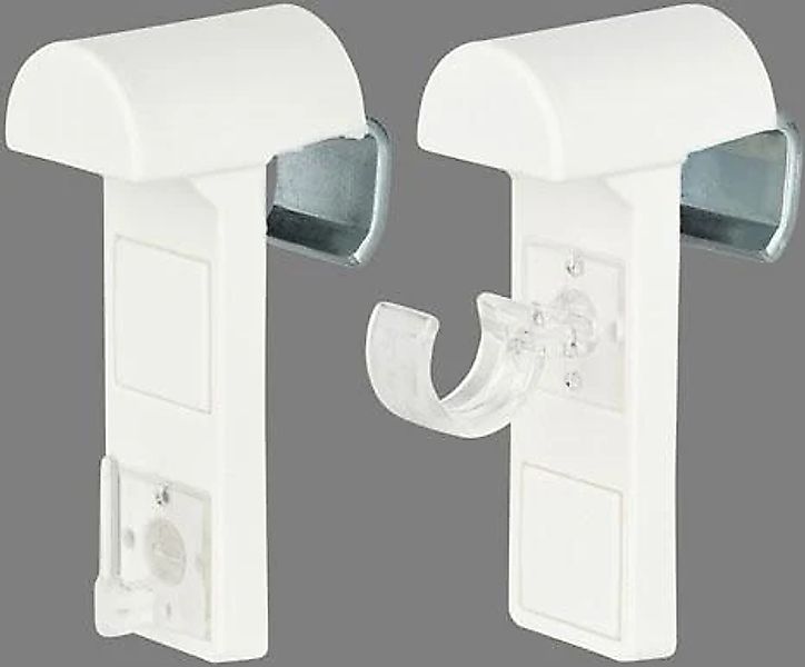 Good Life Klemmhalter für Gardinenstangen "Leva" für Bistro- und Vitragen-S günstig online kaufen