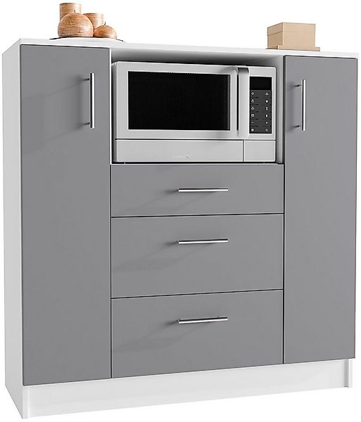 VCM Unterschrank Küchenschrank Kommode Buffet Mikrowelle Esilo günstig online kaufen