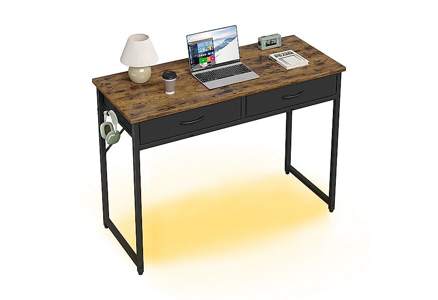 Pinmoco Schreibtisch Ein Schreibtisch mit Schubladen, ein Schminktisch, 106 günstig online kaufen