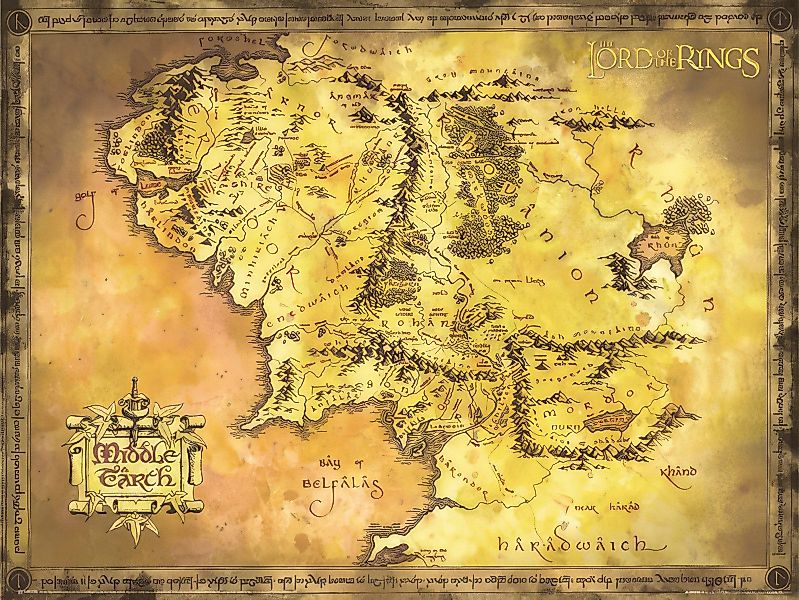 Close Up Poster Herr der Ringe günstig online kaufen