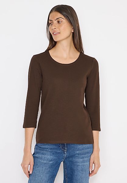 Cecil Rundhalsshirt aus reiner Baumwolle günstig online kaufen