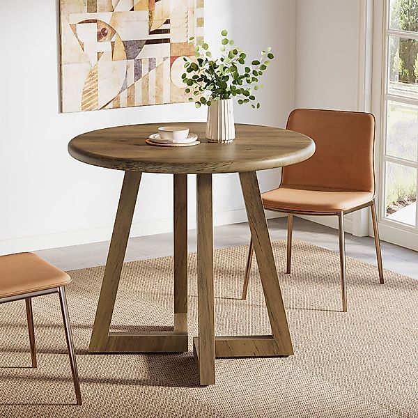 Tribesigns Esstisch Kleiner Runder Esstisch für günstig online kaufen