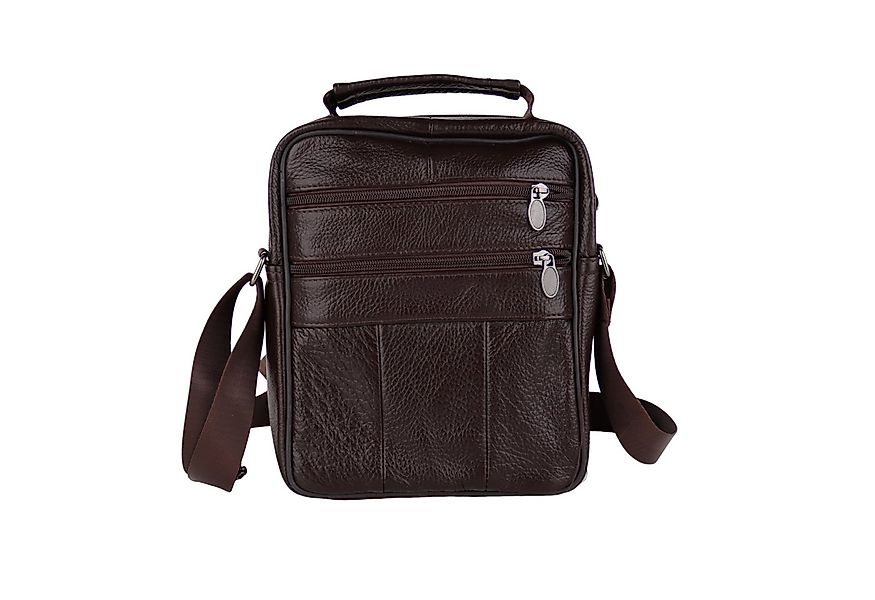 MIRROSI Schultertasche Herren Umhängetasche klein aus Echtleder (Messenger günstig online kaufen