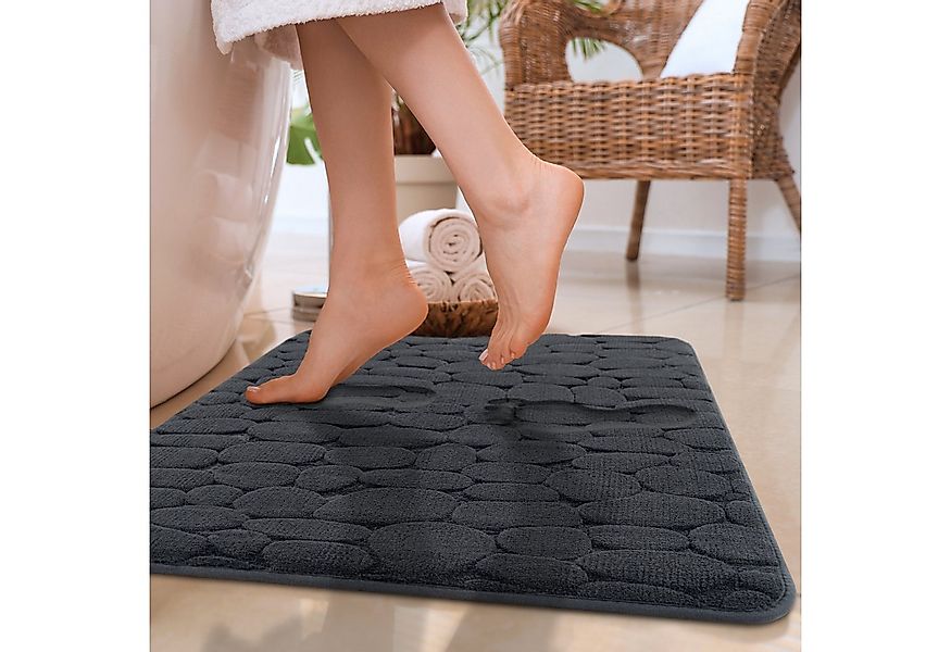 Paco Home Badematte Corby 256, Memory-Schaum Effekt, Höhe 13 mm, rutschhemm günstig online kaufen