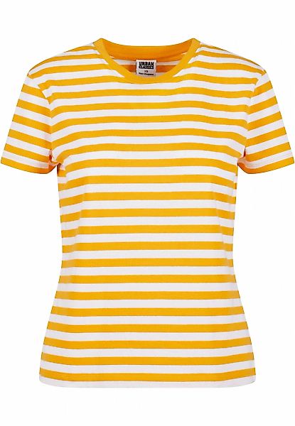 URBAN CLASSICS T-Shirt "Urban Classics Damen Ladies Regular Striped Tee" 1 günstig online kaufen