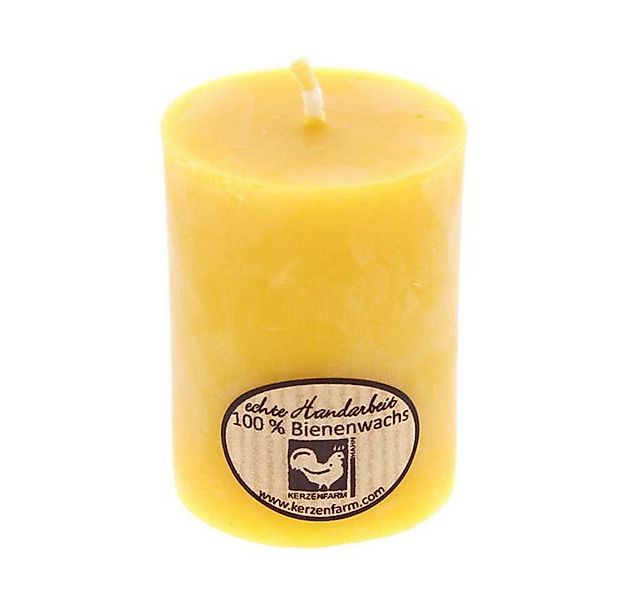 Hahn Kerzenfarm Formkerze Bienenwachs - Stumpenkerze 45x60mm günstig online kaufen