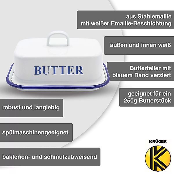 Krüger Butterdose »Husum«, (1 tlg.) günstig online kaufen
