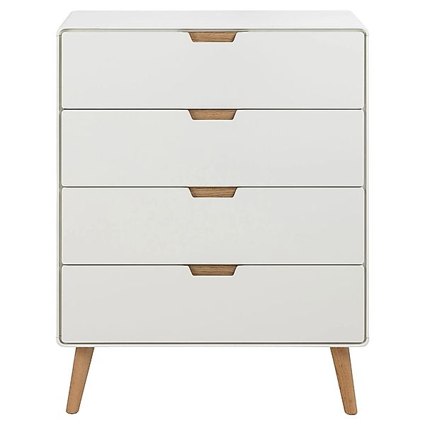 ebuy24 Lowell Kommode 4 Schubladen Weiß günstig online kaufen