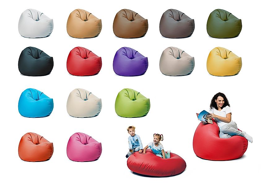 sunnypillow Sitzsack mit Styropor Füllung Outdoor günstig online kaufen