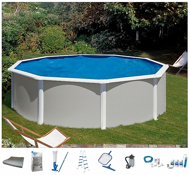 KONIFERA Rundpool "MALAGA 4" Höhe 120 cm, in versch. Größen günstig online kaufen