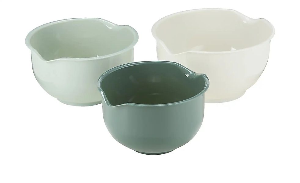 KHG Schüsselset   ¦ grün ¦ Kunststoff ¦ Maße (cm): H: 13  Ø: 23 Küchenzubeh günstig online kaufen