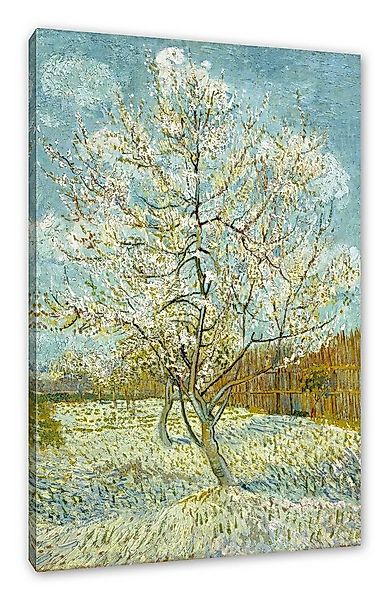 Pixxprint Leinwandbild Vincent Van Gogh - Der pinke Pfirsischbaum, Vincent günstig online kaufen