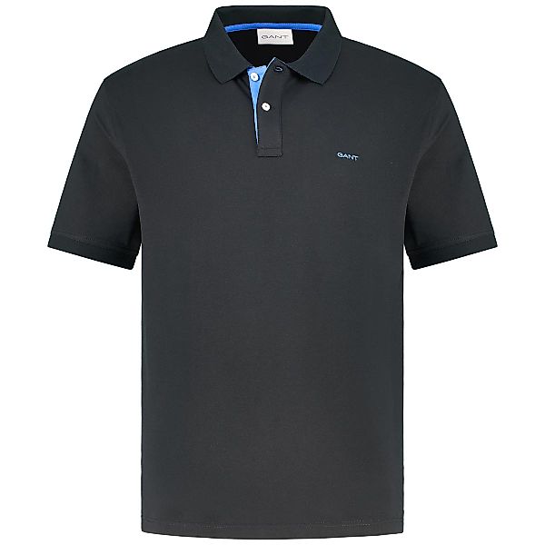 Gant Poloshirt mit Stretch Farbe schwarz Größe: 3XL günstig online kaufen