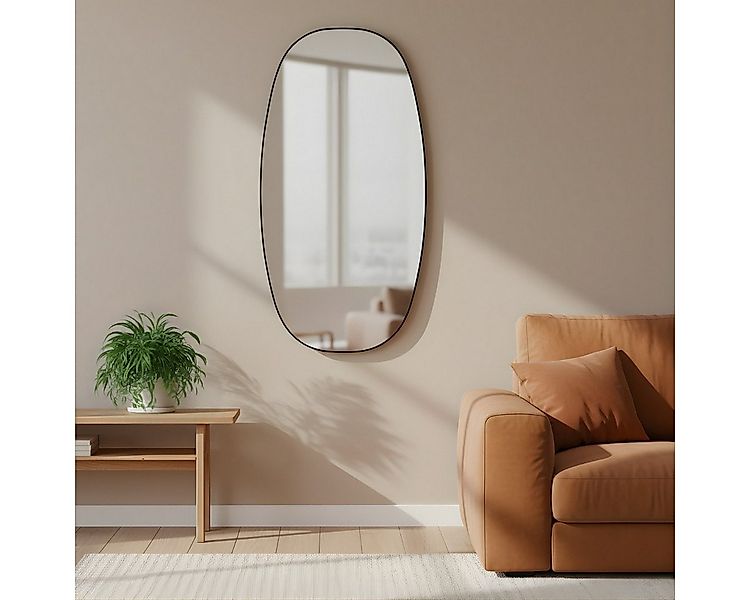 EDAXO Wandspiegel Ovaler Wandspiegel OVYN, 60 x 32 cm, Splitterschutzfolie günstig online kaufen