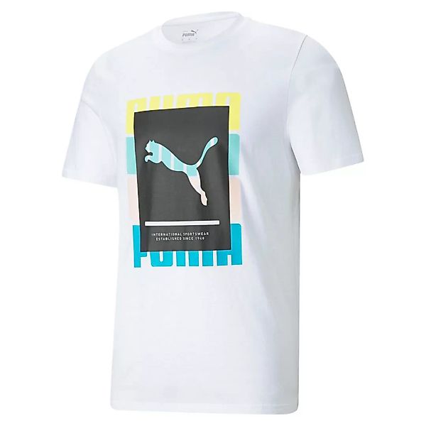 Puma Summer Court Graphic Kurzarm T-shirt L Puma White günstig online kaufen