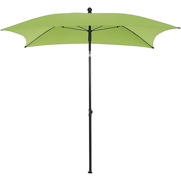 Siena Garden Marktschirm 180 cmx 180 cm Grün mit Knickfunktion günstig online kaufen