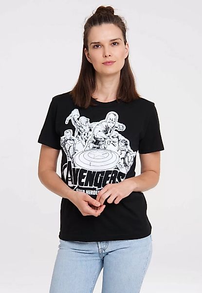 LOGOSHIRT T-Shirt "Marvel Comics - Avengers" günstig online kaufen