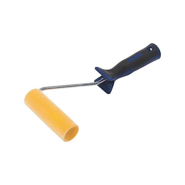 LUX-TOOLS Flock-Roller 2K-Softgriff Schwarz-Blau 11 cm günstig online kaufen