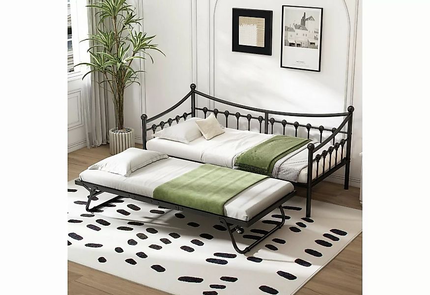 Celya Metallbett 90 x 200 cm Kinderbett,Tagesbett, Faltbares Design günstig online kaufen