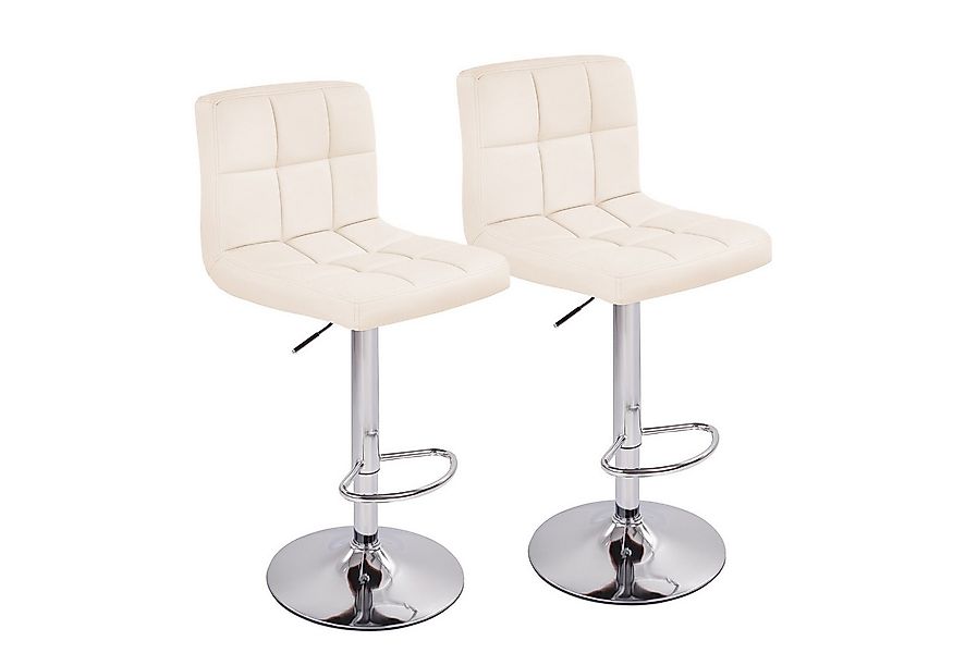 HawthyHome Barhocker Bistrohocker aus Kunstleder mit Rückenlehne und Fußstü günstig online kaufen