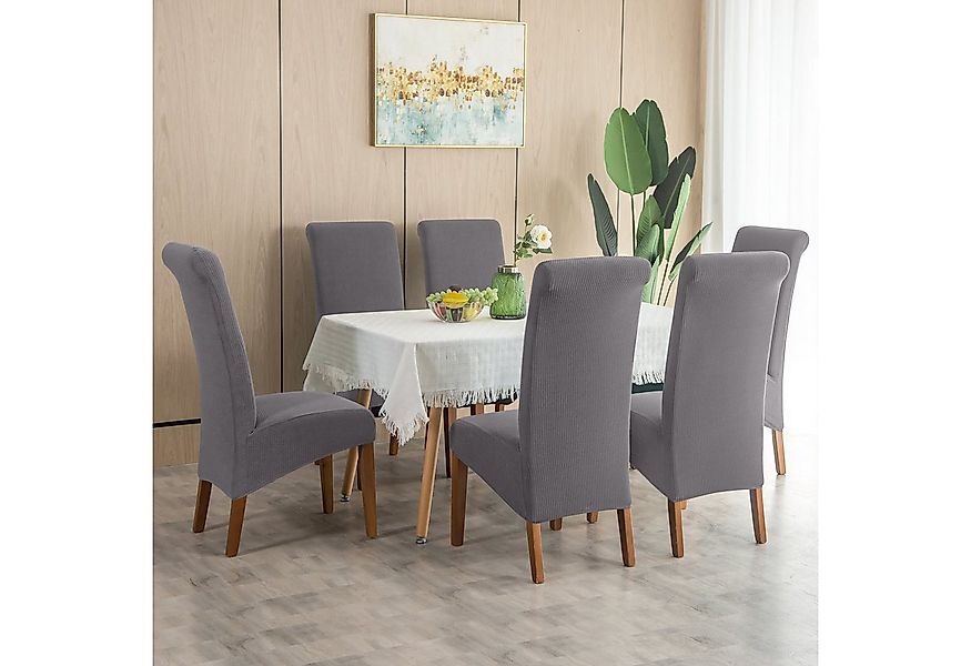 Simloveve Sitzflächenhusse Stretch Schonbezug, Stuhlbezug Groß Stuhlschutz günstig online kaufen