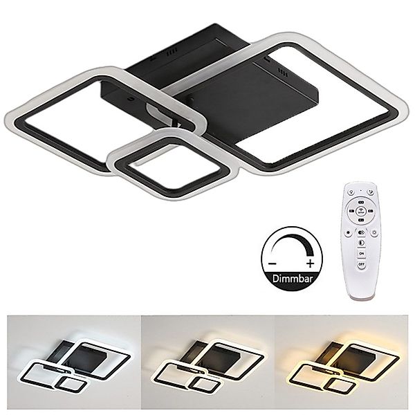 Rosnek LED Deckenleuchte Modern Deckenlampe Dimmbar günstig online kaufen