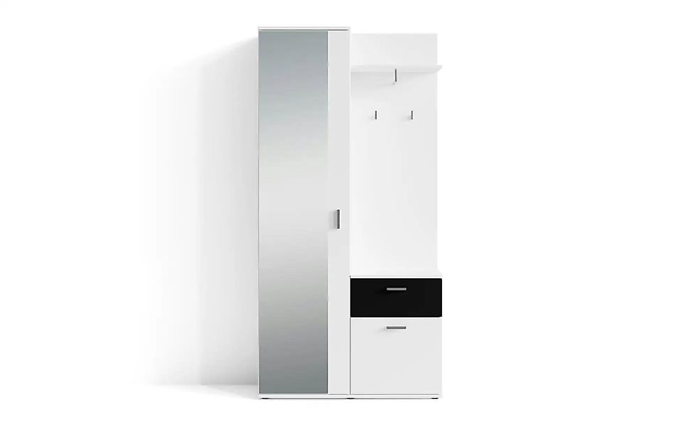 Kompaktgarderobe  Jakob ¦ weiß ¦ Maße (cm): B: 97 H: 197 Garderoben & Kleid günstig online kaufen