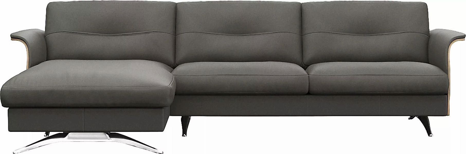 FLEXLUX Ecksofa "Glow bequem und komfortabel durch hochwertigen Sitzaufbau, günstig online kaufen