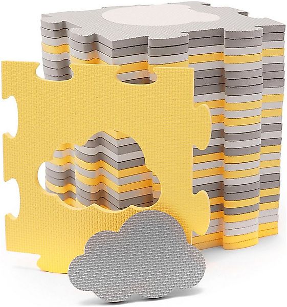 Kinderkraft Spielmatte Schaumstoff-Puzzlematte LUNO SHAPES günstig online kaufen