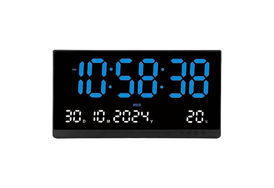 MODFU Wanduhr 15,5 Zoll LED Digital Uhr Wandwecker Küchenuhr Timer (mit Sek günstig online kaufen