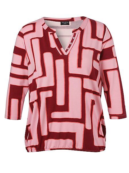 VIA APPIA T-Shirt T-Shirt V-Ausschnitt 3/4 günstig online kaufen