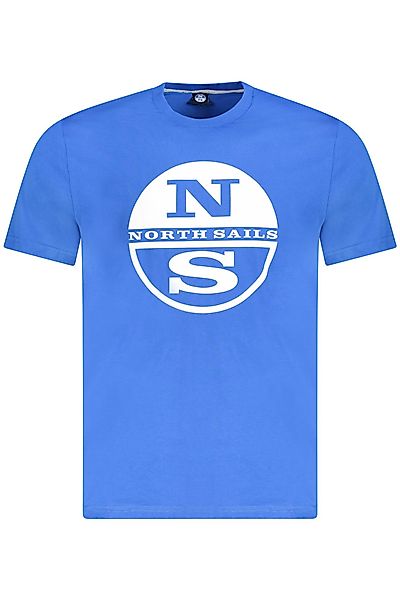 North Sails T-Shirt Blaues Kurzarm-Herren-T-Shirt mit günstig online kaufen