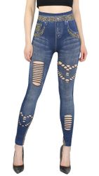 dy_mode Jeggings Damen Leggings in Jeans günstig online kaufen