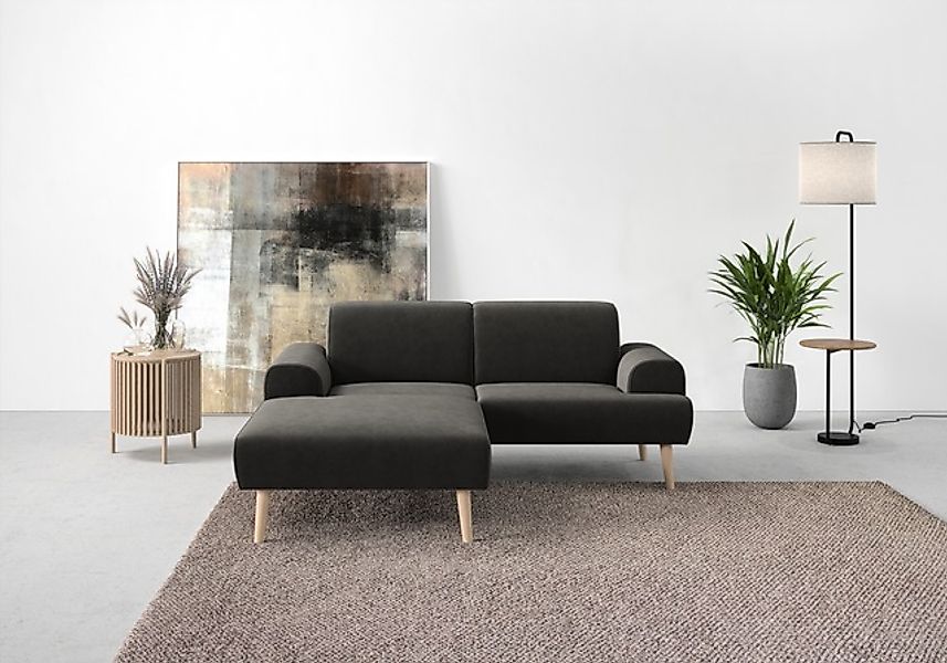 Home affaire Ecksofa »Swift Scandic Design, komfortabler Federkern, Breite günstig online kaufen