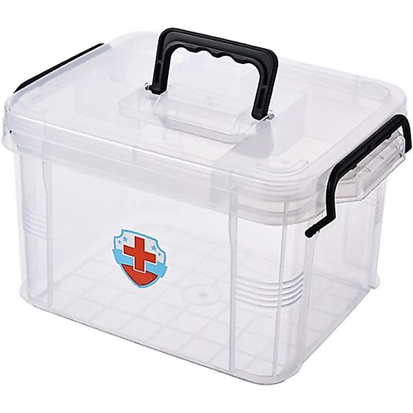 Coonoor Aufbewahrungsbox Transparente Doppelmedizinbox, Große Kapazität günstig online kaufen