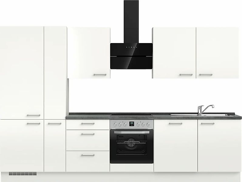 nobilia Küchenzeile ""Laser II", Ausrichtung wählbar, Breite 330 cm" vormon günstig online kaufen