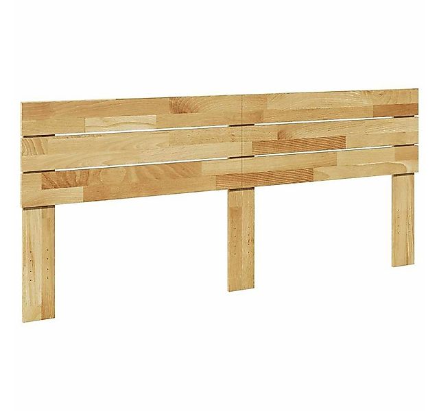 vidaXL Bett Kopfteil 200 cm Massivholz Eiche (1-tlg) günstig online kaufen