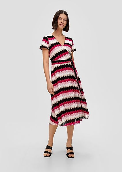 s.Oliver BLACK LABEL Maxikleid Midi-Kleid aus günstig online kaufen