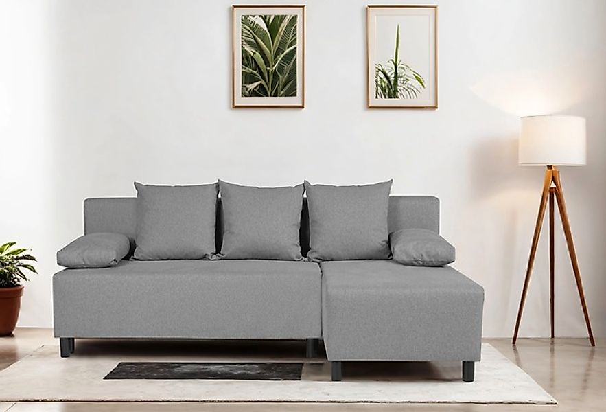 INOSIGN Ecksofa »IWALANI, Schlafsofa mit Bettkasten, Recamiere beidseitig m günstig online kaufen