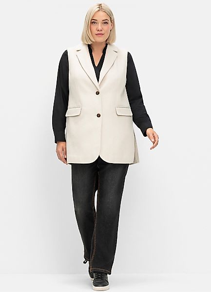 Sheego Jerseyweste Longweste günstig online kaufen