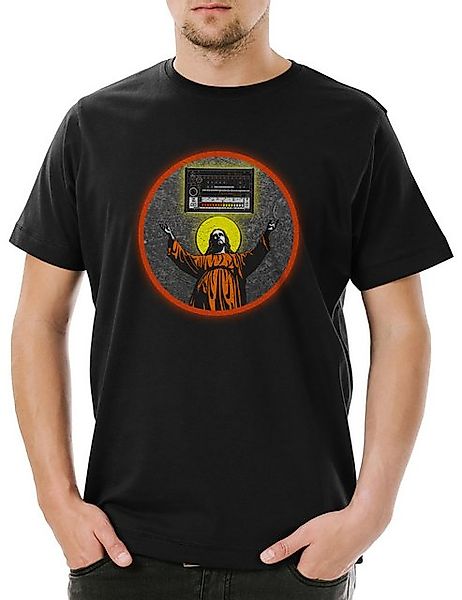 Urban Backwoods Print-Shirt Jesus Holy 808 Herren T-Shirt Synthesizer Elect günstig online kaufen