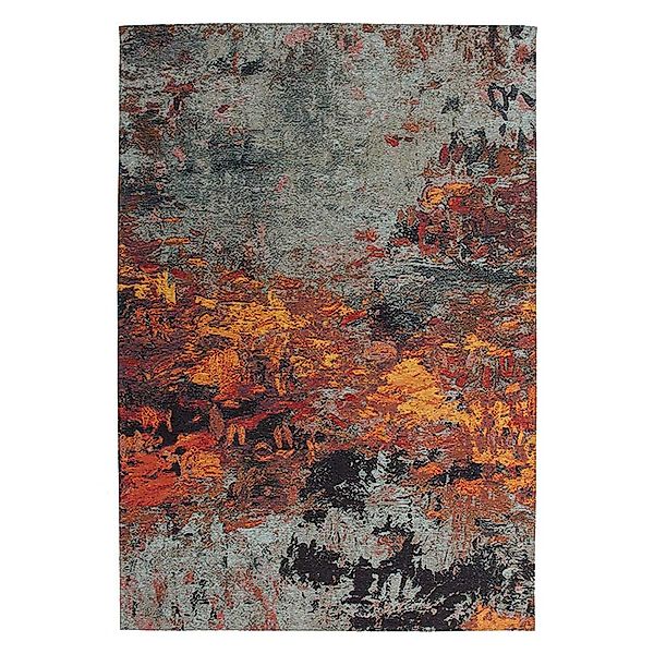 Kurzflor Teppich im Vintage Style Bunt günstig online kaufen