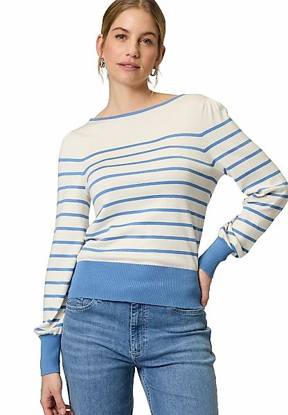 Zero Strickpullover "zero Damen Pullover mit Streifen", (1 tlg.), Plain/ohn günstig online kaufen