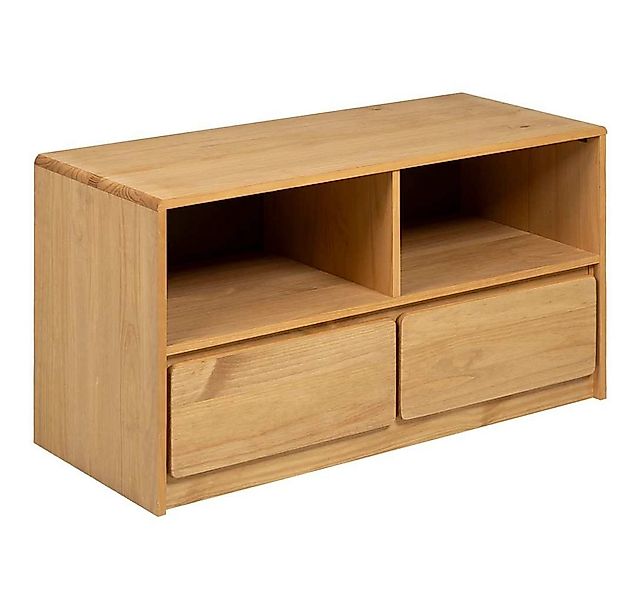 vidaXL TV-Schrank TV-Schrank SAUDA Eiche-Optik 99x43x55 cm Massivholz Kiefe günstig online kaufen