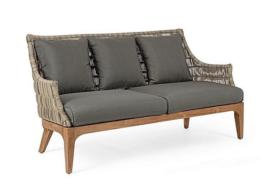 Natur24 Sofa Sofa Keilani 153x73x80,5cm Teakholz Sofa Couch günstig online kaufen