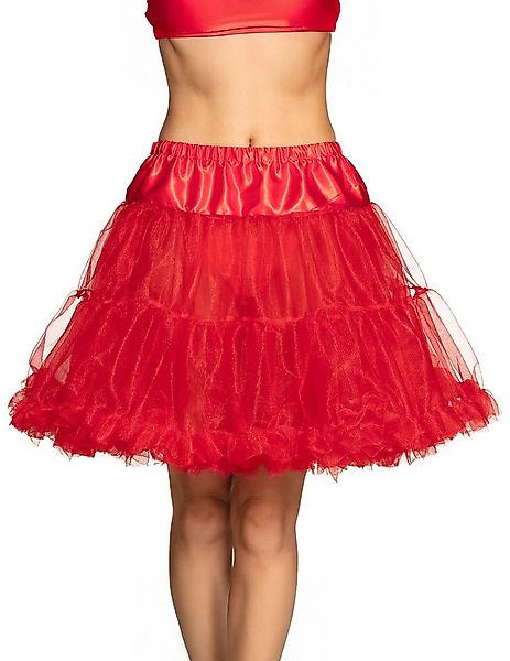 Boland Kostüm Petticoat für Damen Unterrock Accessoire rot günstig online kaufen