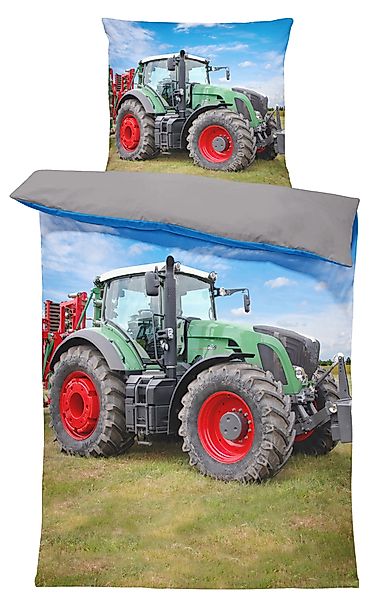 One Home Bettwäsche Traktor, Mikrofaser, 2 günstig online kaufen