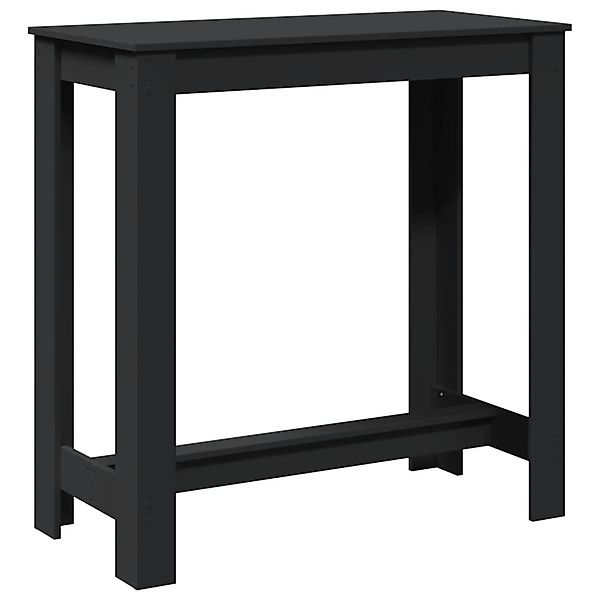vidaXL Esstisch Bartisch Schwarz 102x50x103,5 cm günstig online kaufen